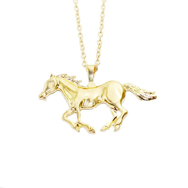 Halsketting Paard goud