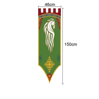 Bannier vlag Rohan groen