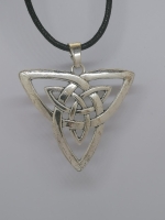 XL Hanger Triquetra oud zilver